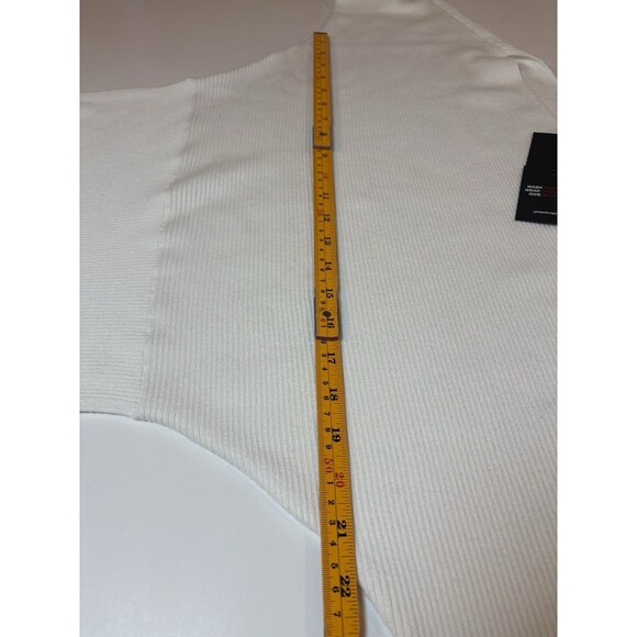 Philanthropy Knit Sweater Women’s Size Medium Off Shoulder Boat Neck Slouchy - Picture 3 of 10